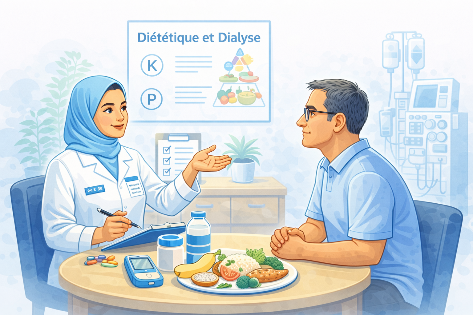 Alimentation dialyse — guide diététique pour patients hémodialysés Centre M'Hamid Marrakech