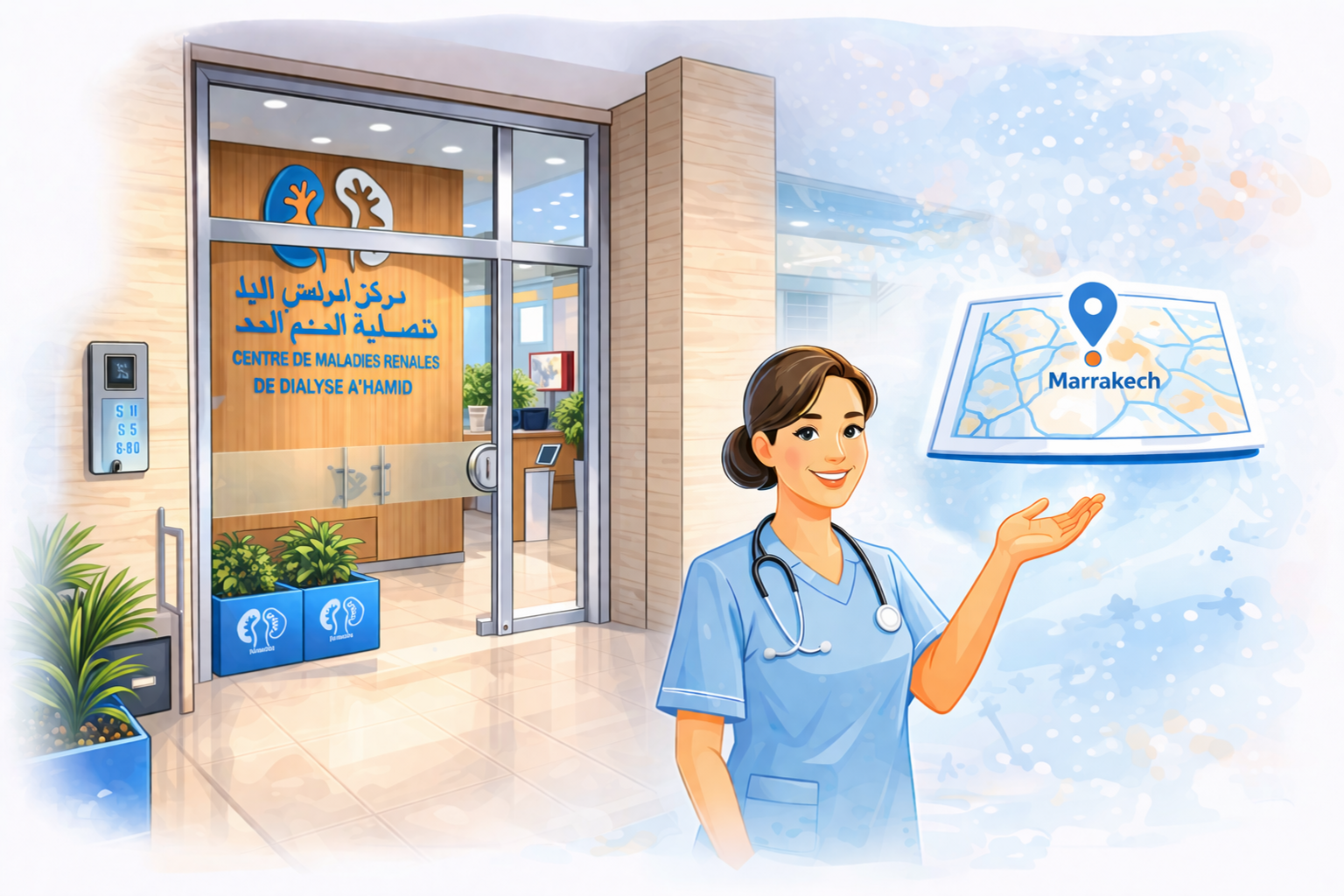 Contact Centre de Dialyse M'Hamid Marrakech — Mhamid Av. Al Hijaz